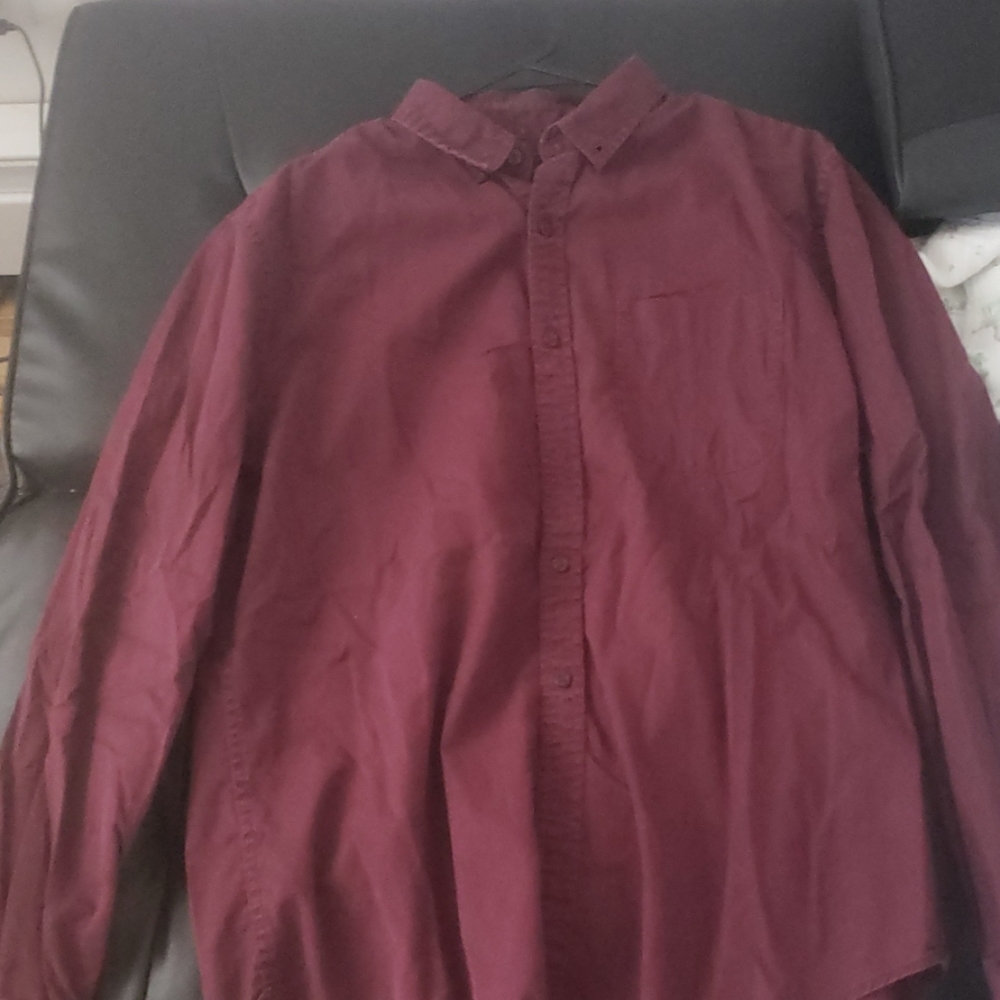 Mens button T-shirt